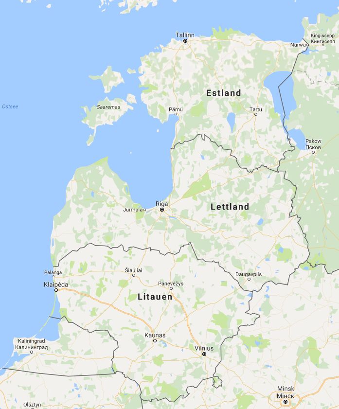 Die baltischen Staaten heute