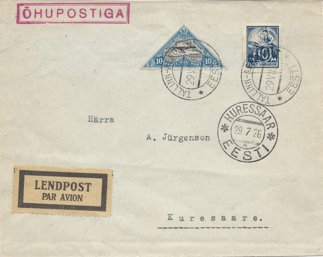 Airmail cover 