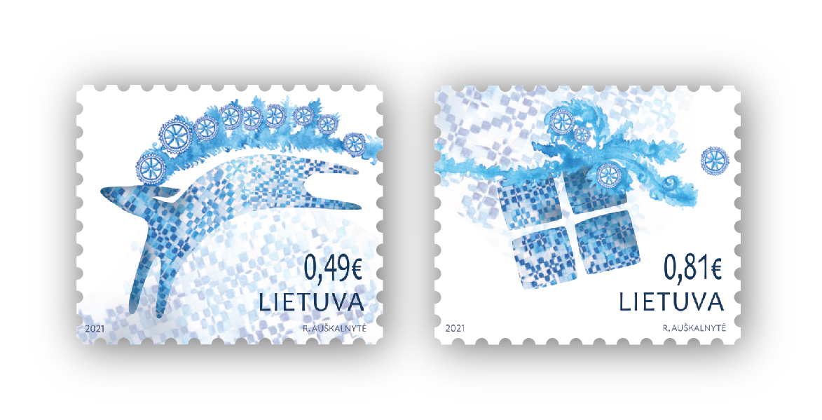 Figure Stamp1 Christmas Post Lithuania