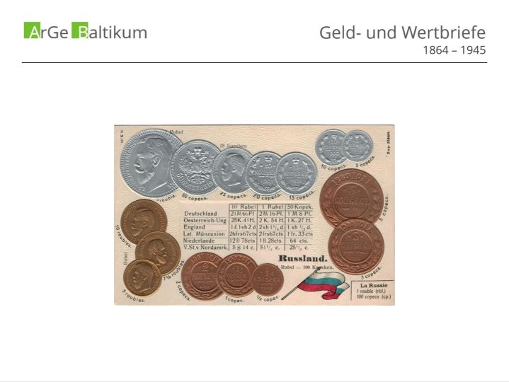 Geld- und Wertbriefe 1864–1945