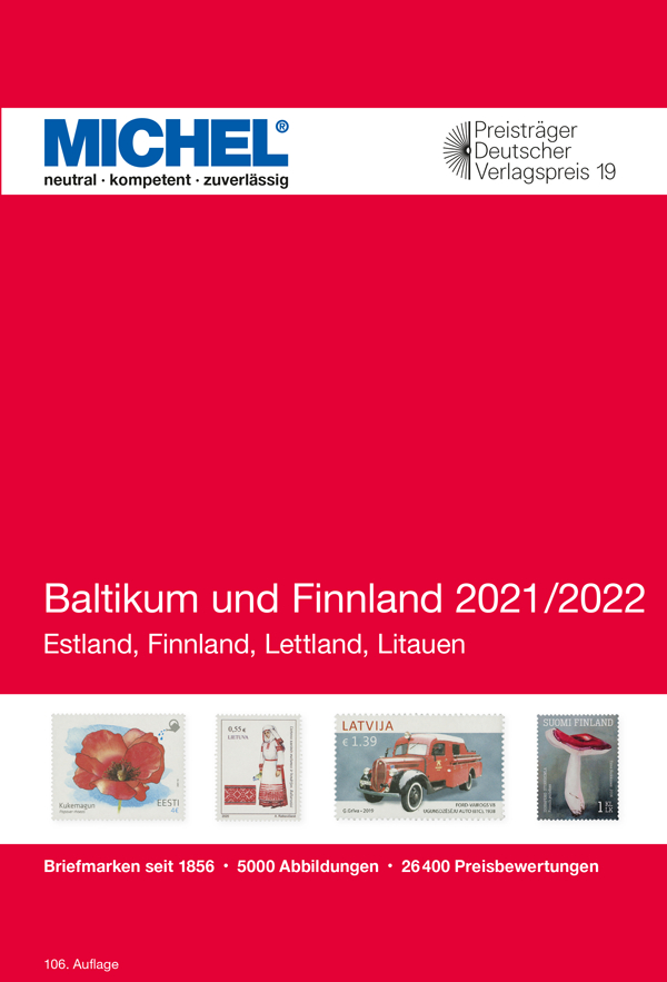 Michel catalogue Baltic States and Finland 2021_2022