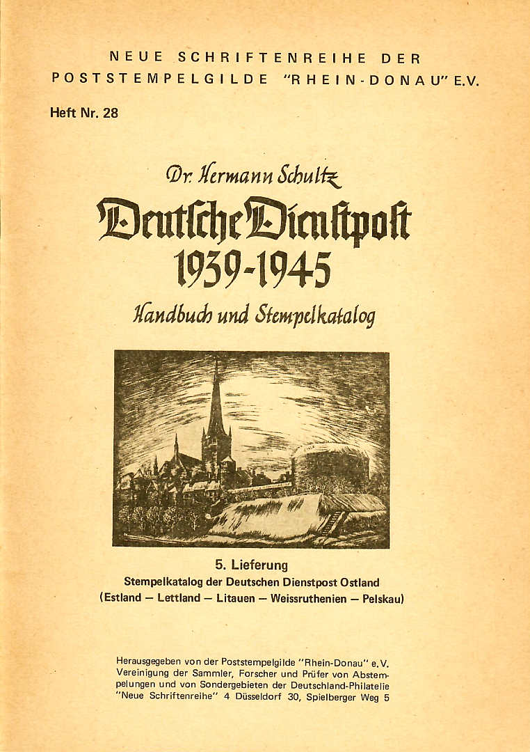 Book title_Deutsche_Dienstpost_Ostland 5th delivery
