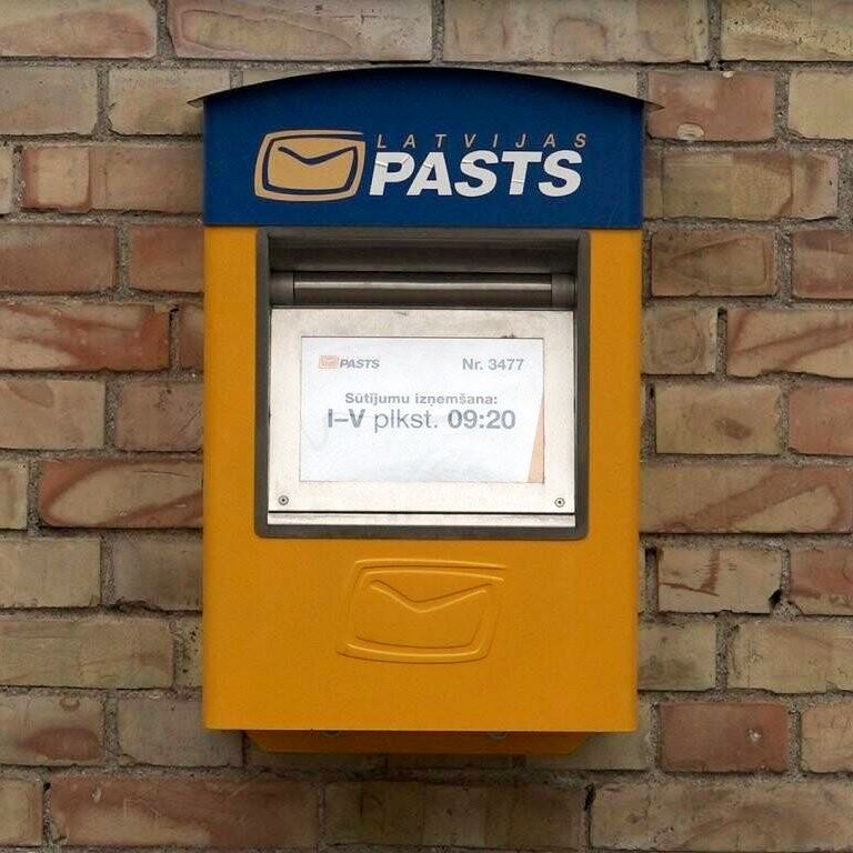 Lettischer Postkasten