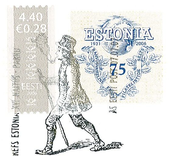 Estonia 75 and special postmark