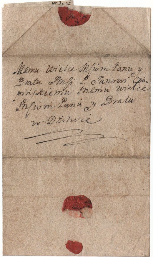 1748 Letter from Vilnius