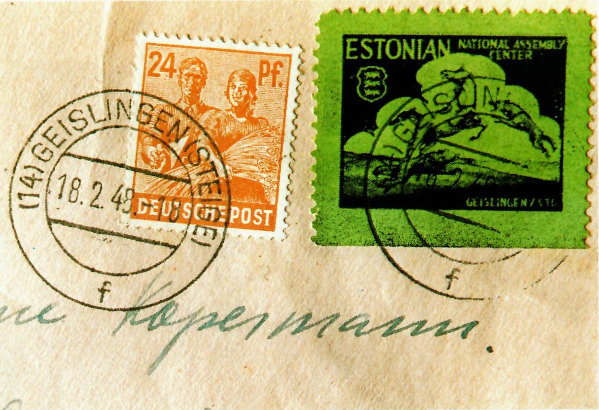 Briefstück Geislingen 1948