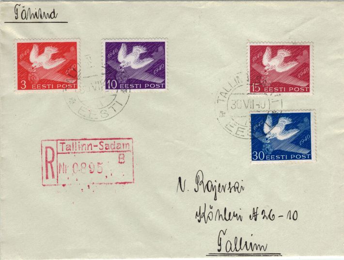 local letter Tallinn 1940