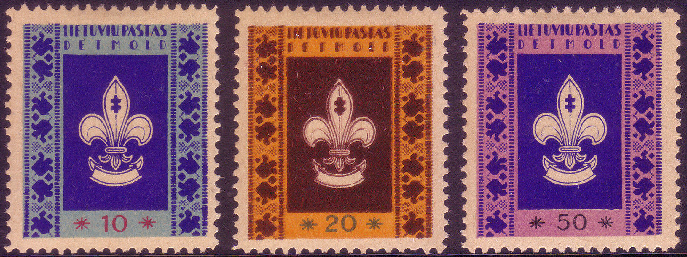 camp post stamp Detmold