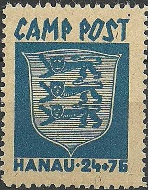 camp post stamp Hanau 2