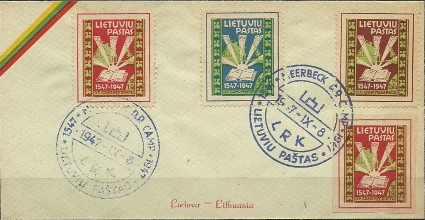 Camp post stamps Meerbeck