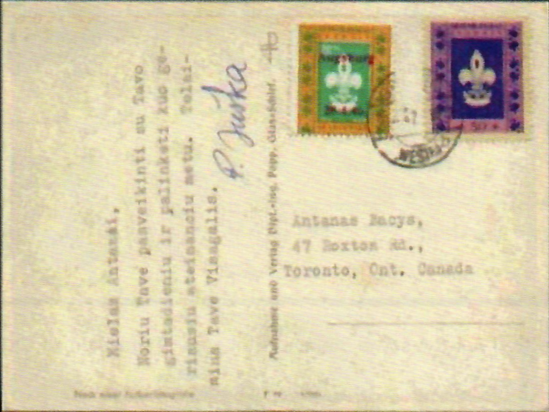 Camp post stamp Detmold with Augsburg overprint