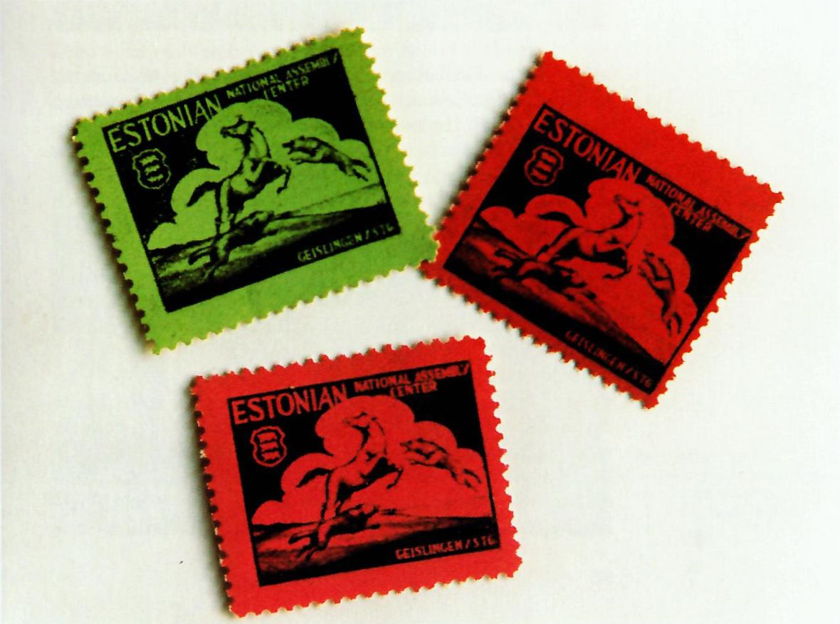 Camp stamps Geislingen 1947