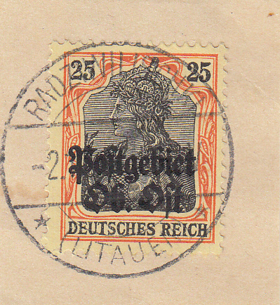 Briefstück von Radziwilischki