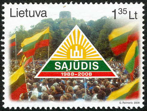 20th anniversary of the foundation of SAJŪDIS, Mi-No. 972