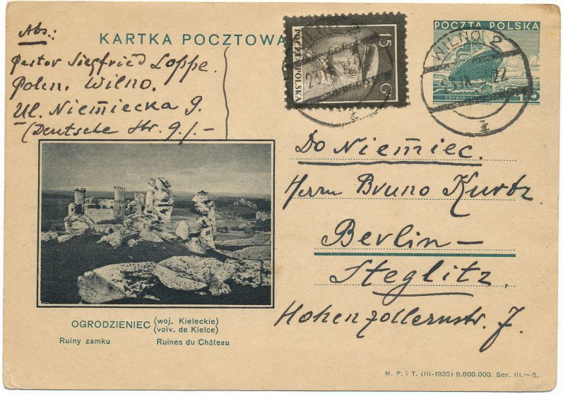Polish postal stationary