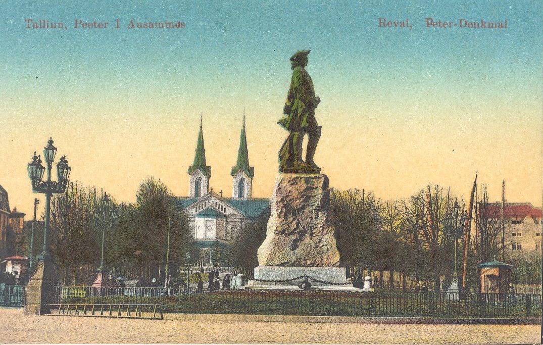 Standbild Peter I. in Tallinn
