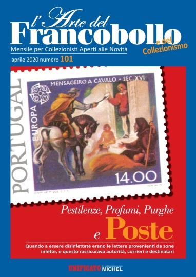 Cover picture of the magazine L' Arte de Franobollo Nr. 101